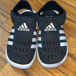 Adidas Kids Black and White Water Shoes